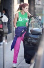 BELLA THORNE Out and About in Los Angeles 12/16/2018
