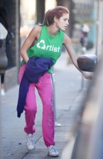 BELLA THORNE Out and About in Los Angeles 12/16/2018