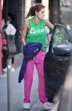 BELLA THORNE Out and About in Los Angeles 12/16/2018