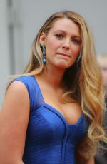 BLAKE LIVELY at Ryan Reynolds Honored with Star on the Hollywood Walk of Fame Ceremony 12/15/2016