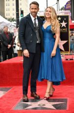 BLAKE LIVELY at Ryan Reynolds Honored with Star on the Hollywood Walk of Fame Ceremony 12/15/2016