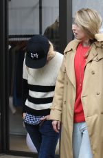 BRIT MARLING Shopping at The Grove in Los Angeles 12/23/2016