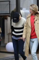 BRIT MARLING Shopping at The Grove in Los Angeles 12/23/2016