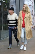 BRIT MARLING Shopping at The Grove in Los Angeles 12/23/2016