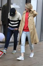 BRIT MARLING Shopping at The Grove in Los Angeles 12/23/2016