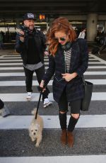 BRITTANY SNOW at Los Angeles International Airport 12/29/2016