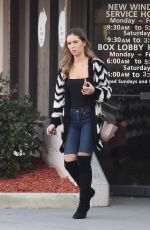 BRITTNY WARD Out and About in Los Angeles 12/07/2016