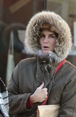 BROOKE SHIELD Out and About in New York 12/20/2016