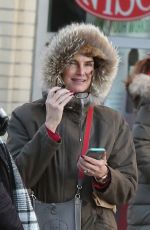 BROOKE SHIELD Out and About in New York 12/20/2016