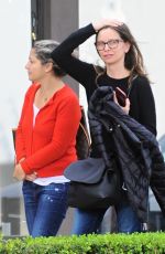 CALISTA FLOCKHART Out Shopping in Los Angeles 12/12/2016