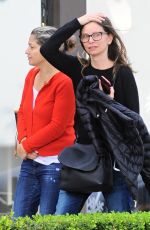 CALISTA FLOCKHART Out Shopping in Los Angeles 12/12/2016