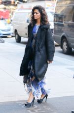 CAMILA ALVES Leaves Today Show in New York 12/20/2016