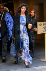 CAMILA ALVES Leaves Today Show in New York 12/20/2016