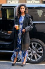 CAMILA ALVES Leaves Today Show in New York 12/20/2016