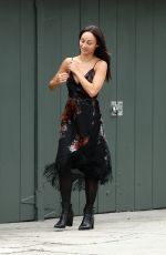 CARA SANTANA Make-up Free on the Set of a Photoshoot in West Hollywood 12/21/2016
