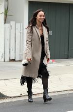 CARA SANTANA Make-up Free on the Set of a Photoshoot in West Hollywood 12/21/2016