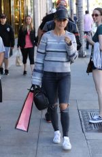 CARA SANTANA Show Her Engagement Ring While Shopping in Beverly Hills 12/29/2016