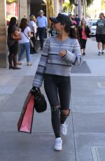 CARA SANTANA Show Her Engagement Ring While Shopping in Beverly Hills 12/29/2016