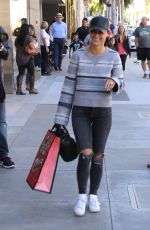 CARA SANTANA Show Her Engagement Ring While Shopping in Beverly Hills 12/29/2016