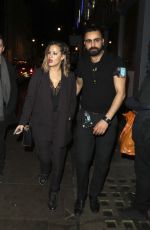 CAROLINE FLACK Leaves Groucho Nightclub in London 12/15/2016