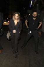 CAROLINE FLACK Leaves Groucho Nightclub in London 12/15/2016