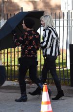 CATE BLANCHETT on the Set of 