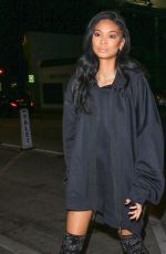 CHANEL IMAN Night Out in Los Angeles 12/13/2016