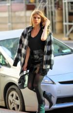 CHARLOTTE MCKINNEY Out and About in New York 12/15/2016