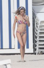 CHELSEA LEYLAND in Bikini at a Beach in Miami 11/30/2016
