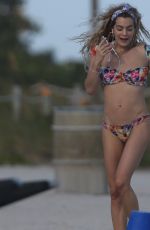 CHELSEA LEYLAND in Bikini at a Beach in Miami 11/30/2016