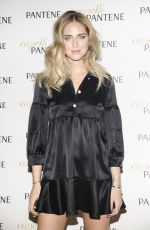 CHIARA FERRAGNI at a Pantene Brand Ambassador Photocall in Milan 12/14/2016