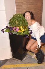 CHLOE FERRY Arrives at a Hotel in Middlesbrough 12/09/2016