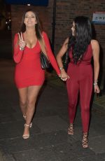 CHLOE FERRY and ABBIE HOLBORN Night Out in Newcastle 12/26/2016