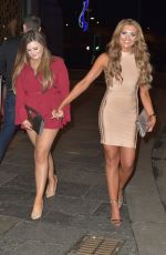 CHLOE FERRY and ABBIE HOLBORN Night Out in Newcastle 12/26/2016