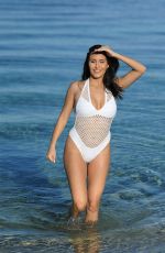 CHLOE GOODMAN in Swimsuit at a Beach in Mexico 12/28/2016