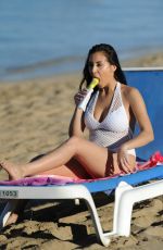 CHLOE GOODMAN in Swimsuit at a Beach in Mexico 12/28/2016