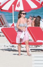 CHLOE GREEN in Bikini on the Beach in Miami 12/27/2016