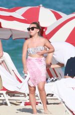 CHLOE GREEN in Bikini on the Beach in Miami 12/27/2016