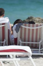 CHLOE GREEN with Friends at a Beach in Miami 12/29/2016