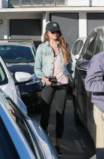 CHRISSY TEIGEN Leaves a Hair Salon in West Hollywood 12/20/2016