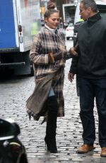 CHRISSY TEIGEN Out and About in New York 12/22/2016