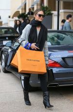 CHRISSY TEIGEN Out for Shopping in Beverly Hills 12/23/2016