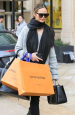 CHRISSY TEIGEN Out for Shopping in Beverly Hills 12/23/2016