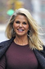 CHRISTIE BRINKLEY Leaves Greenwich Hotel in New York 11/30/2016
