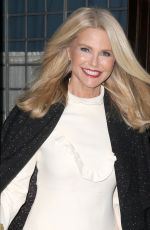 CHRISTIE BRINKLEY Leaves Her Hotel in New York 11/29/2016