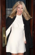 CHRISTIE BRINKLEY Leaves Her Hotel in New York 11/29/2016