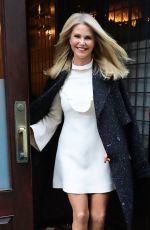 CHRISTIE BRINKLEY Leaves Her Hotel in New York 11/29/2016