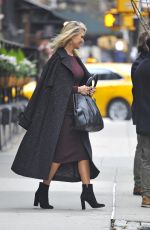 CHRISTIE BRINKLEY Out and About in New York 11/30/2016