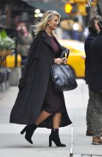 CHRISTIE BRINKLEY Out and About in New York 11/30/2016