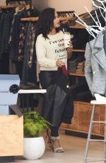 CHRISTINA MILIAN Out Shopping in Los Angeles 12/13/2016